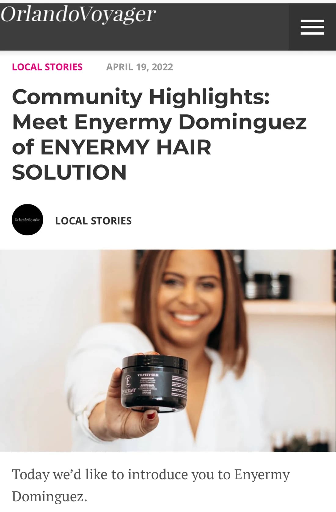 CEO of Enyermy Hair Solution